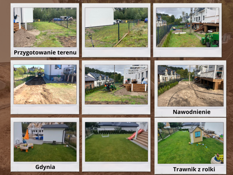 Zakładanie ogrodów i trawników z siewu oraz rolki - Trójmiasto